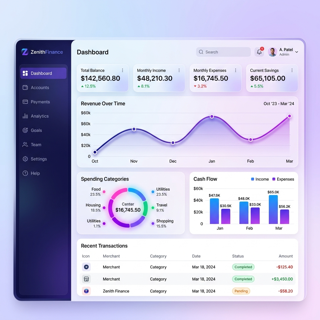 Financial Dashboard